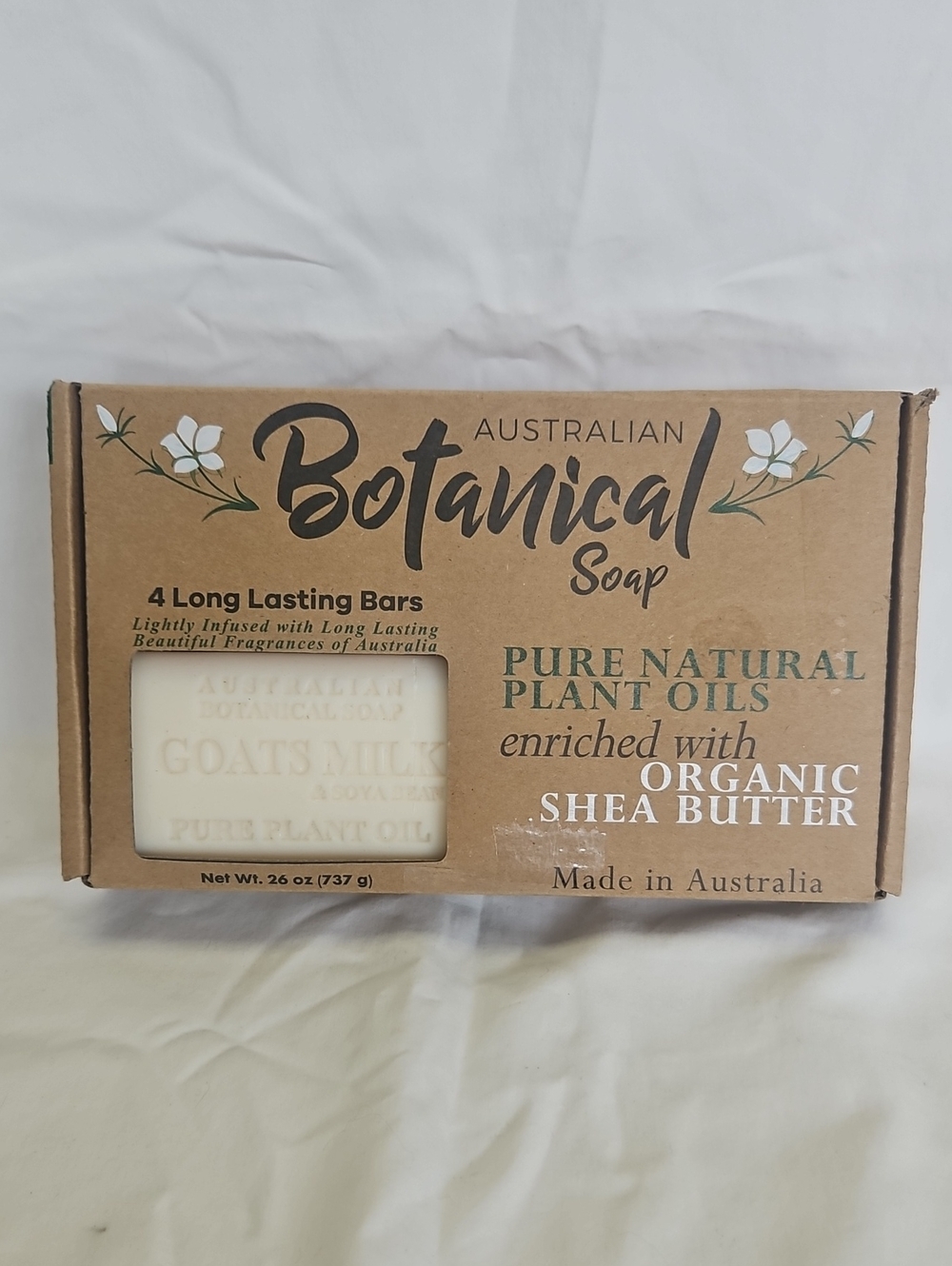 Organic Goat's Milk Bar Soap. 4 Bars